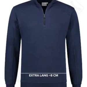 Zipneck sweater extra lang Santino Roswell+